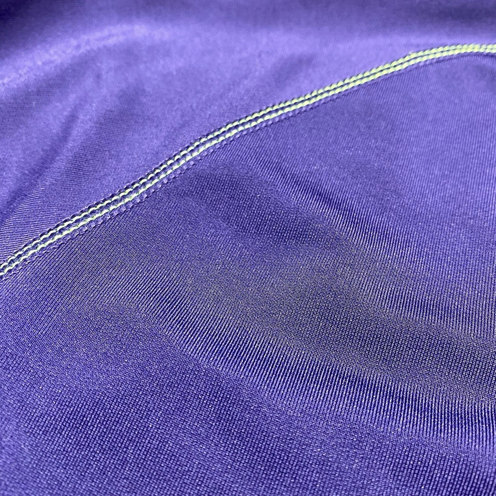 Nike Running Womens Sz L Purple Neon Dri-Fit 1/4 Zip Pullover Top‎ - Picture 8 of 11